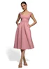 Goddiva Blush Scuba Foam Skater Midi Dress - 8 Image 1