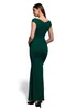 Goddiva Emerald Green Bardot Pleated Maxi Dress - 16 Image 2