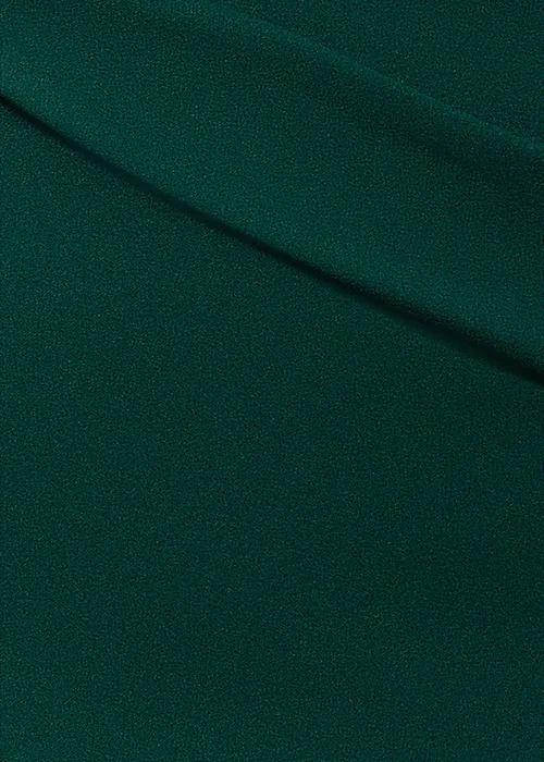 Goddiva Emerald Green Bardot Pleated Maxi Dress - 16 Image 4