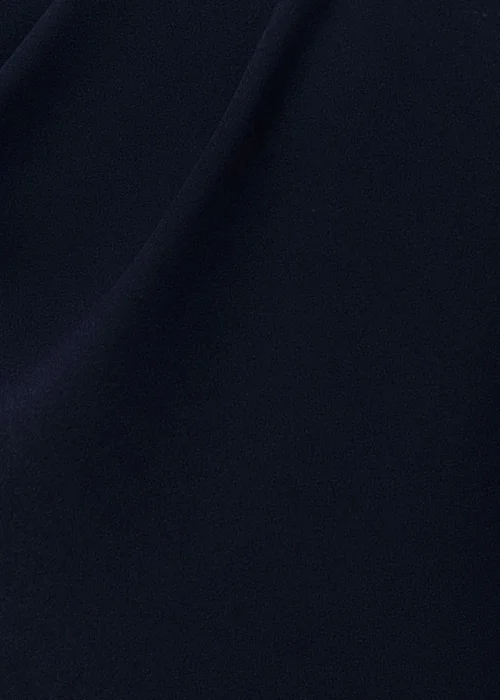 Goddiva Navy Off The Shoulder Pleated Waist Maxi Dress - 18 Image 4