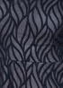 Goddiva Black Puff Sleeve Side Slit Flared Jacquard Chiffon Midi Dress - 8 Image 4