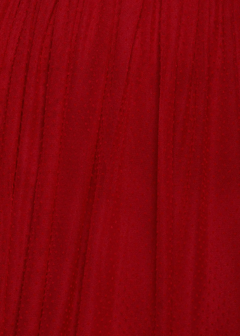 Goddiva Red Sleeveless Pleated Dobby Mesh Corsage Maxi Dress - 16 Image 4