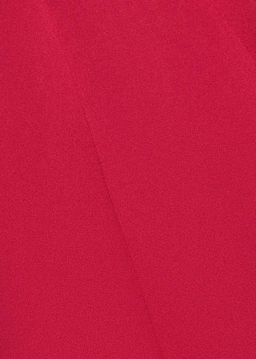 Goddiva Magenta Cap Sleeve Plunging V Neckline A Line Midi Dress - 16 Image 4