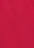 Goddiva Magenta Cap Sleeve Plunging V Neckline A Line Midi Dress - 16 Image 4