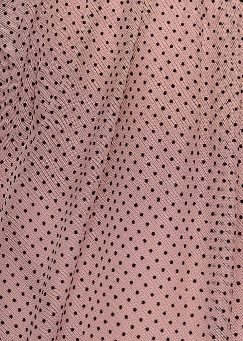 Goddiva Blush Dobby Mesh Off The Shoulder Princess Maxi Dress - 18 Image 4