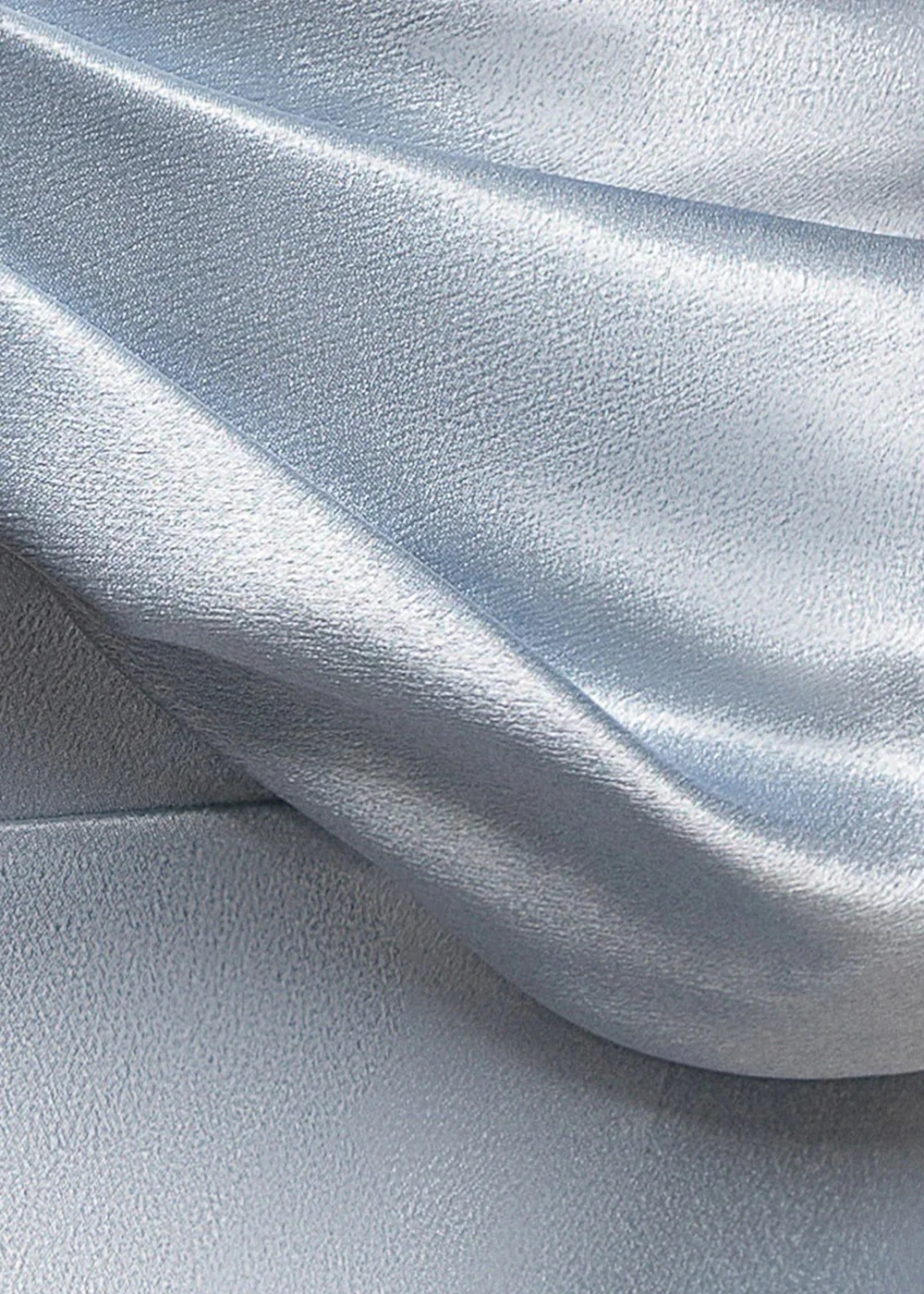 Goddiva Blue Cowl Back Satin Maxi Dress - 14 Image 4