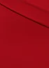 Goddiva Red Bardot Pleated Maxi Dress - 8 Image 4