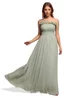 Goddiva Sage Green Bridesmaids Chiffon Maxi Dress - 12 Image 1