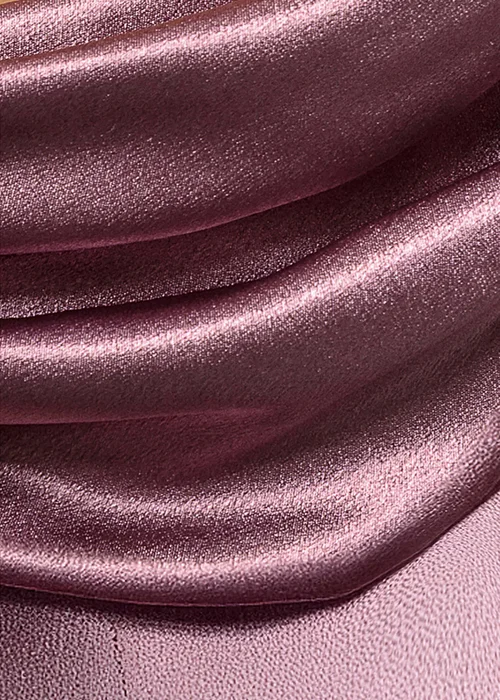 Goddiva Rose Pink Cowl Back Satin Maxi Dress - 16 Image 4