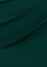Goddiva Emerald Green Off The Shoulder Draped Sleeve Maxi Dress - 16 Image 4