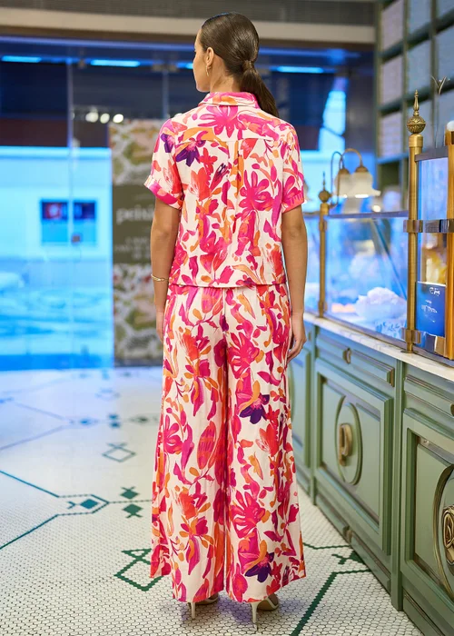Yumi Pink Abstract Floral Shirt - 18 Image 2