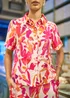 Yumi Pink Abstract Floral Shirt - 18 Image 3