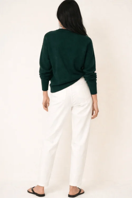 Style Cheat Heart Forest Green Jumper - 10 Image 5
