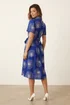 Style Cheat Cobalt Tie-Front Shirt Dress - 14 Image 3