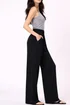 Style Cheat Black Shirred Plain Trouser - 12 Image 3