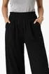 Style Cheat Black Shirred Plain Trouser - 12 Image 2