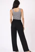 Style Cheat Black Shirred Plain Trouser - 12 Image 4