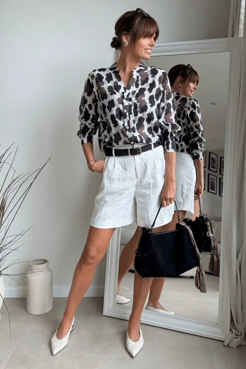 Style Cheat Brown Animal Longline Shirt - 14 Image 2