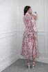Style Cheat Scarf Print Shirt Dress Pink - 14 Image 3
