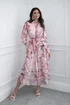 Style Cheat Scarf Print Shirt Dress Pink - 14 Image 1