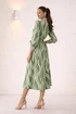 Style Cheat Green Leaf Shirt Dress - 8 Image 2