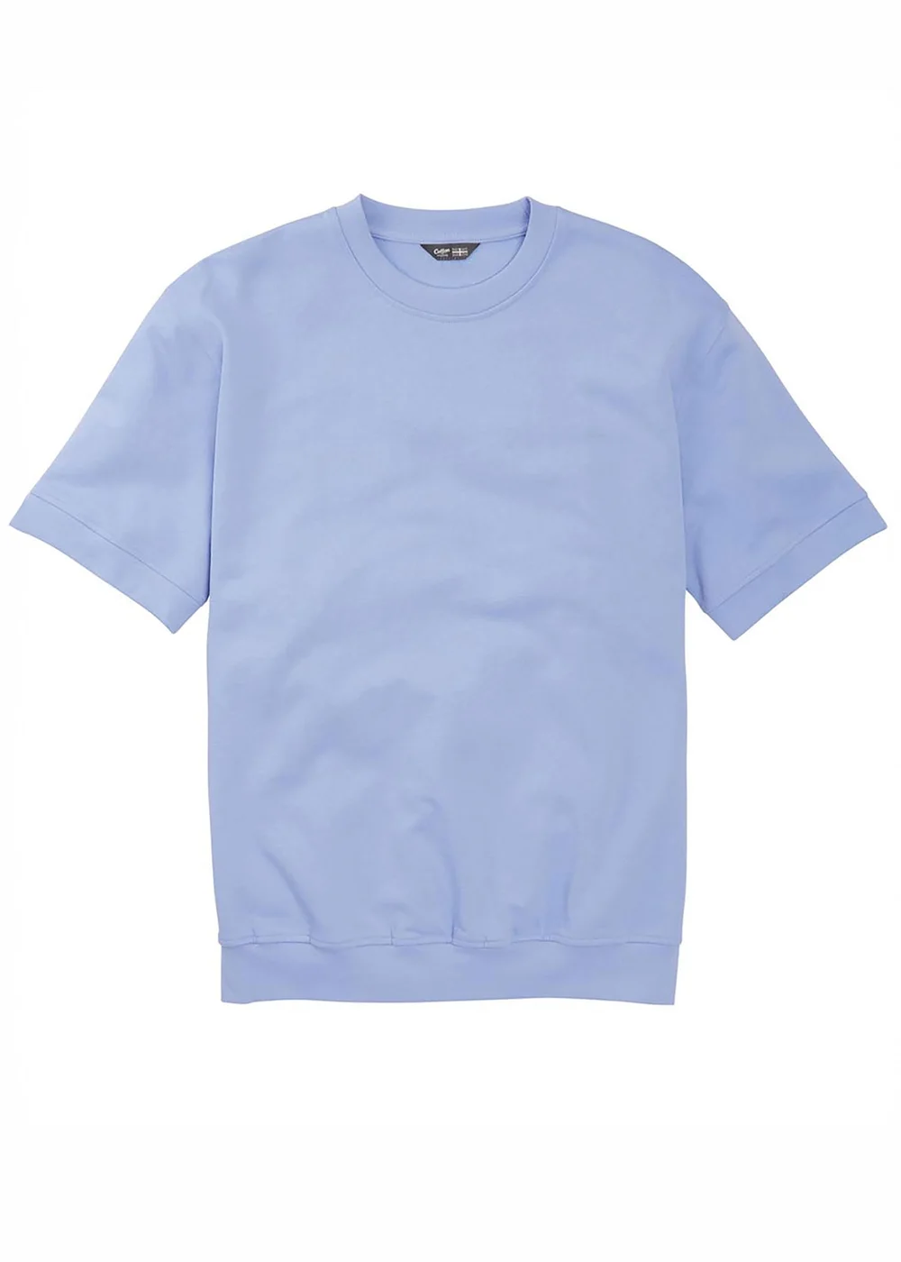 Cotton Traders Blue Sky Cotton Short Sleeve Sweatshirt - 3XL Image 4