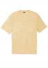 Cotton Traders Pale Yellow Cotton Short Sleeve Sweatshirt - S Image 4