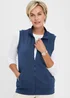 Cotton Traders Admiral Sleeveless Zip Through Top - L Image 1
