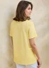 Cotton Traders Pale Yellow Essential Short Sleeve V-Neck T-Shirt - 24 Image 3