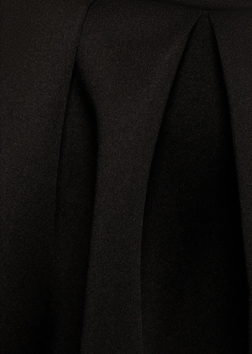 Goddiva Black Scuba Foam Skater Midi Dress - 16 Image 4