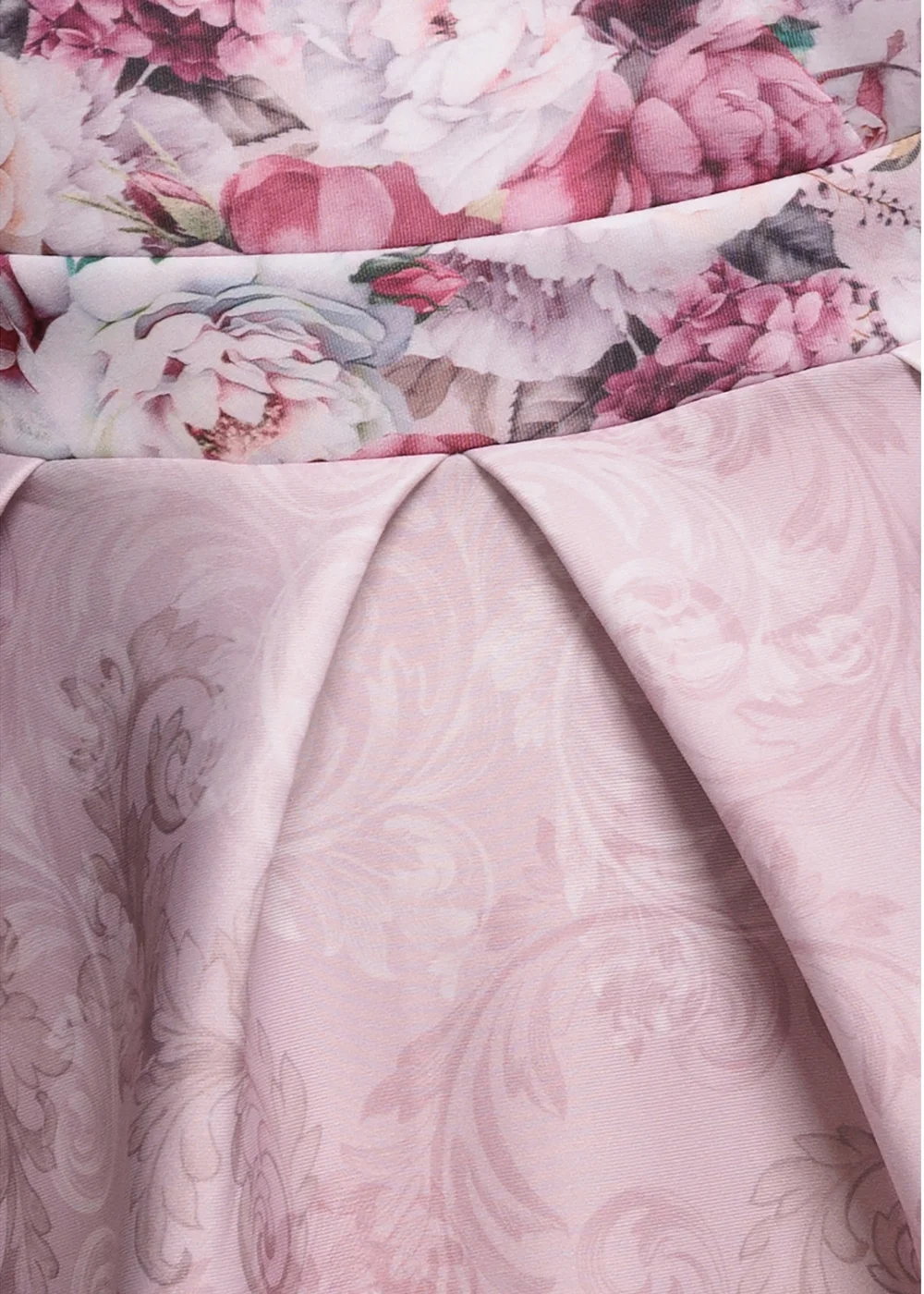 Goddiva Blush Sweetheart Floral Midi Dress - 12 Image 4