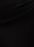 Goddiva Black One Shoulder Chiffon Cape Crepe Maxi Dress - 8 Image 4