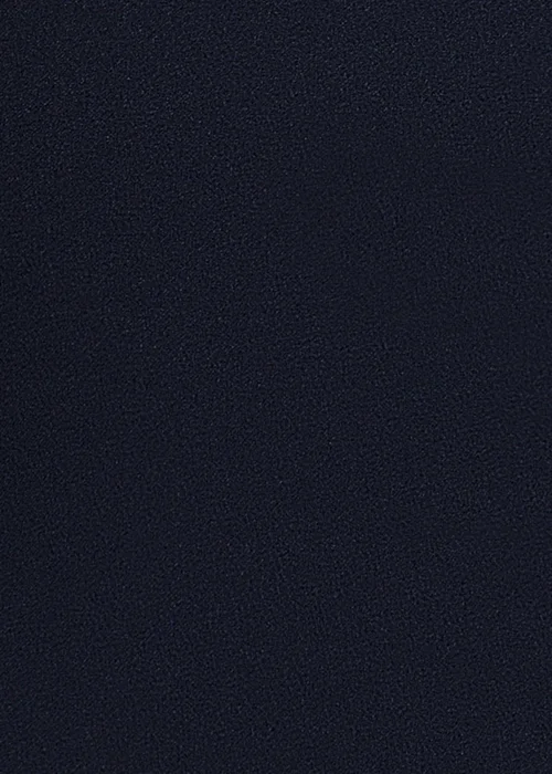 Goddiva Navy Satin Plunge Neck Bardot Scuba Maxi Dress - 10 Image 4