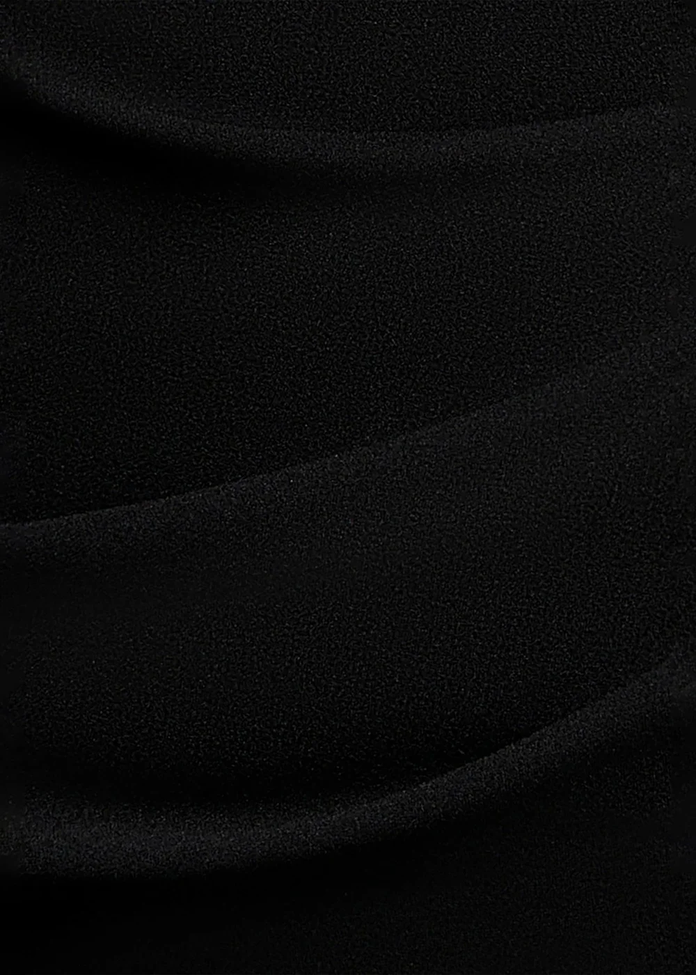 Goddiva Black Satin Bow Bardot Sheath Maxi Dress - 16 Image 4