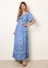 Blue Vanilla Blue Ladder Trim Detailing Bardot Dress - S Image 3
