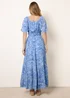Blue Vanilla Blue Ladder Trim Detailing Bardot Dress - S Image 4