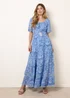 Blue Vanilla Blue Ladder Trim Detailing Bardot Dress - S Image 1