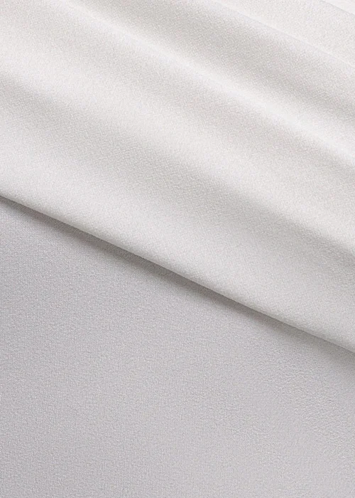 Goddiva White One Shoulder Asymmetric Scuba Crepe Maxi Dress - 8 Image 3