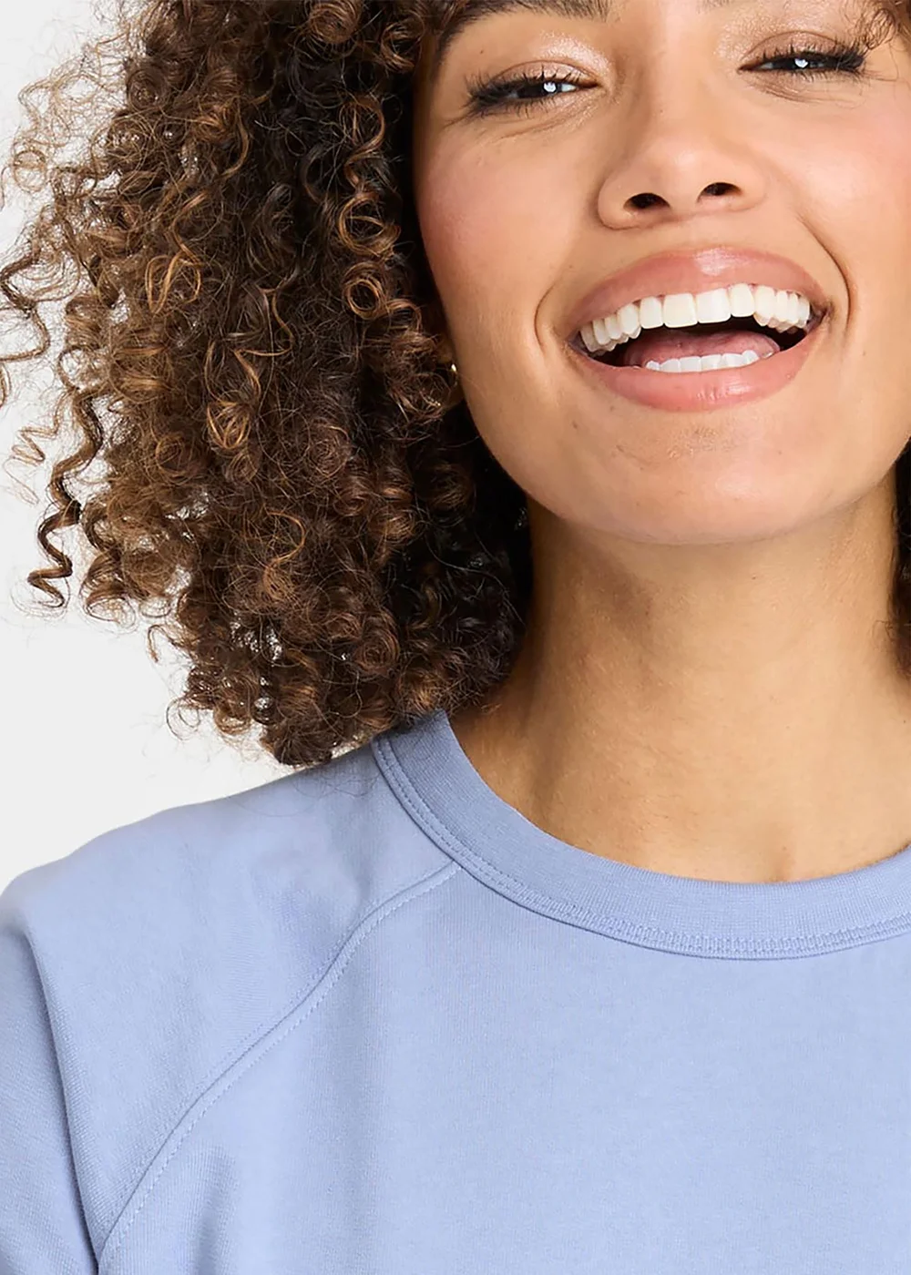 Cotton Traders Blue Sky Cotton Sweatshirt - XS Image 3