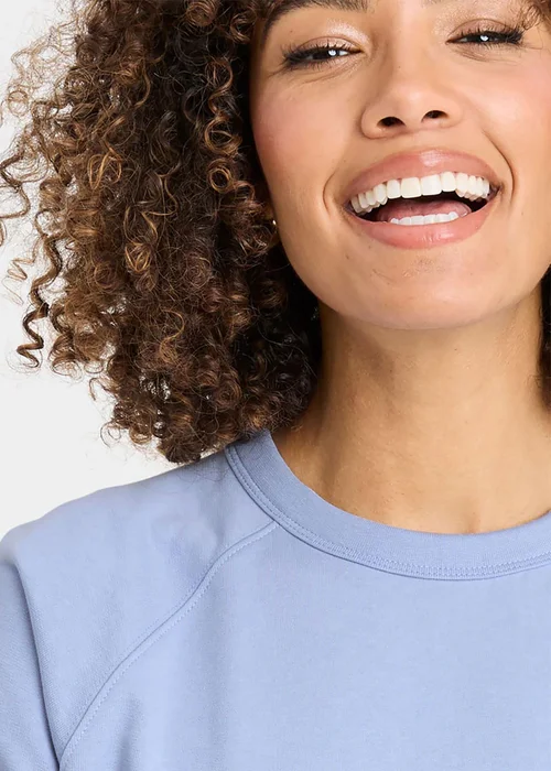 Cotton Traders Blue Sky Cotton Sweatshirt - XS Image 3