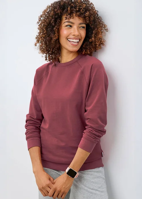 Cotton Traders Antique Pink Cotton Sweatshirt - L Image 2