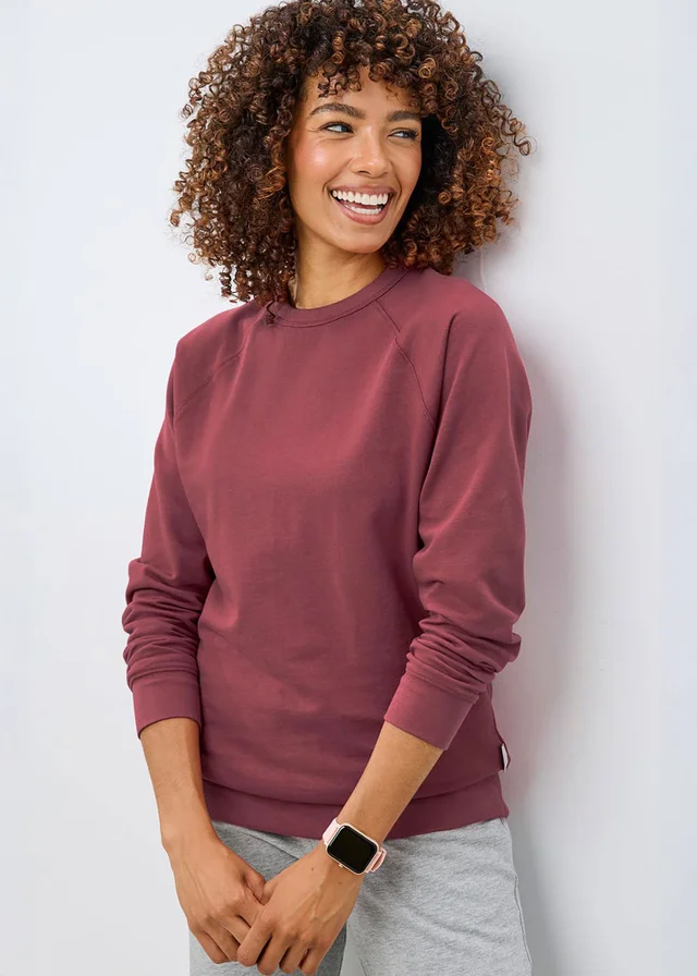 Cotton Traders Antique Pink Cotton Sweatshirt