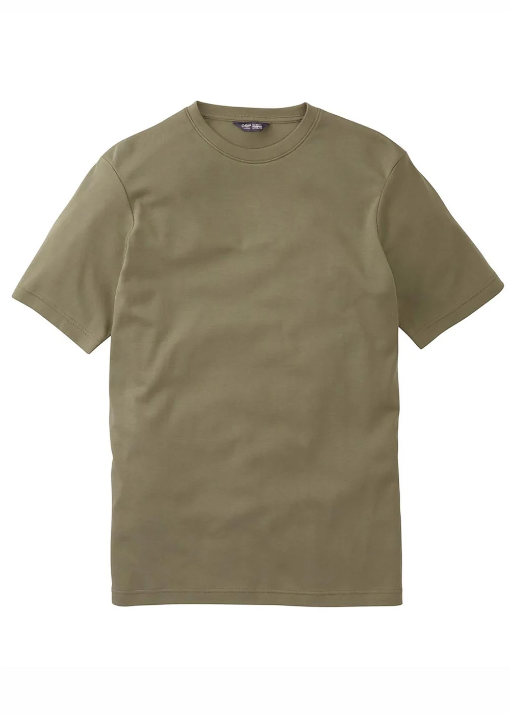 Cotton Traders Khaki Short Sleeve Crew Neck Base Layer Top - 3XL Image 4