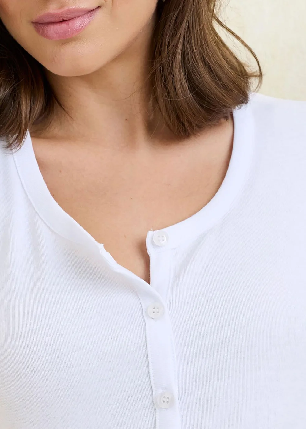 Cotton Traders White Wrinkle Free Short Sleeve Cardigan - 18 Image 2