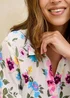 Cotton Traders Ivory Longline Popover Blouse - 10 Image 3