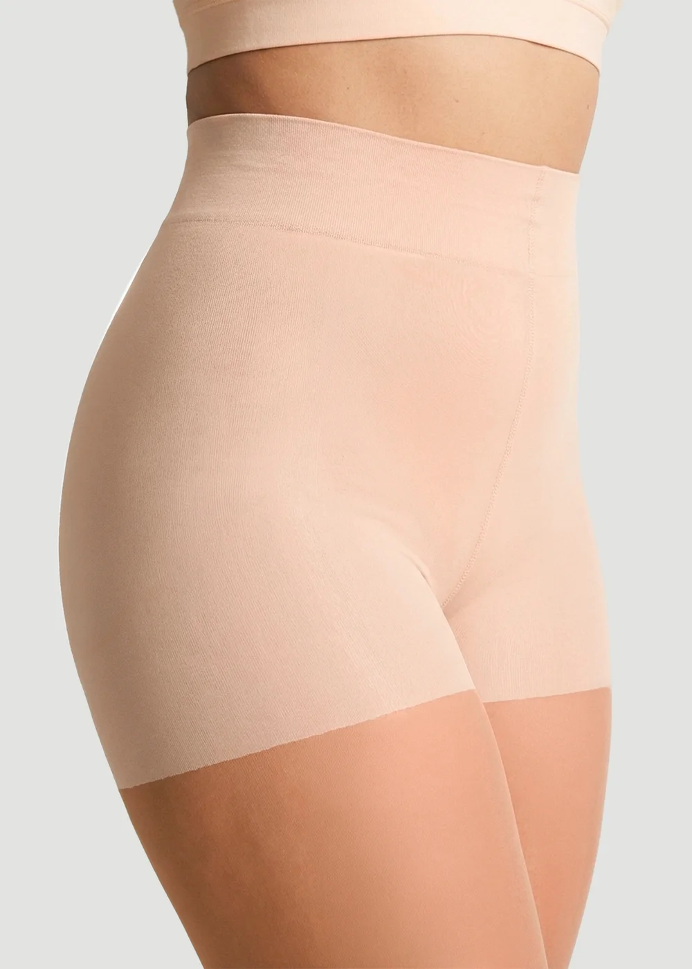 Conturve Beige 70 Denier Tear Proof Shaping Tights - XL Image 3