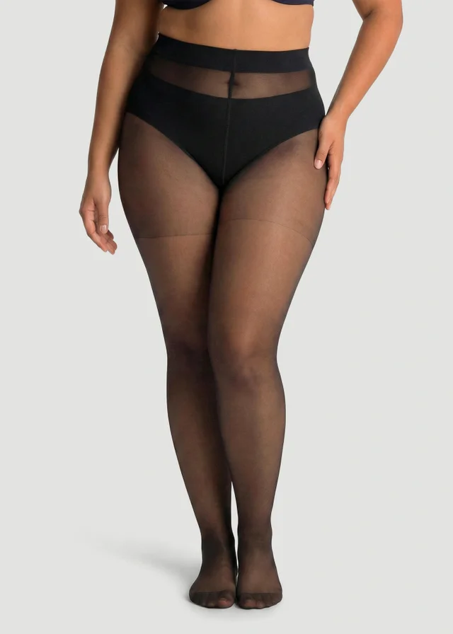Conturve Black 30 Denier Tear Proof Shaping Tights