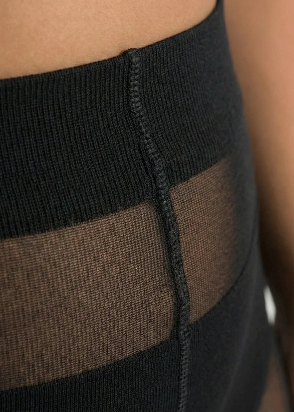 Conturve Black 30 Denier Tear Proof Shaping Tights - XS Image 5