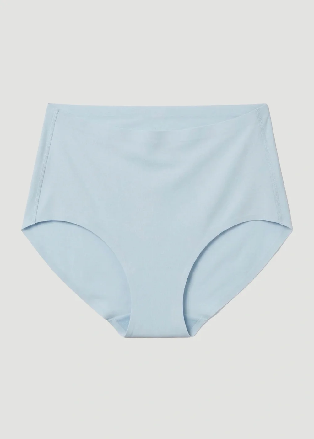 Conturve Pale Blue High Waist Seamless Bonded Brief Underwear - 2XL Image 1