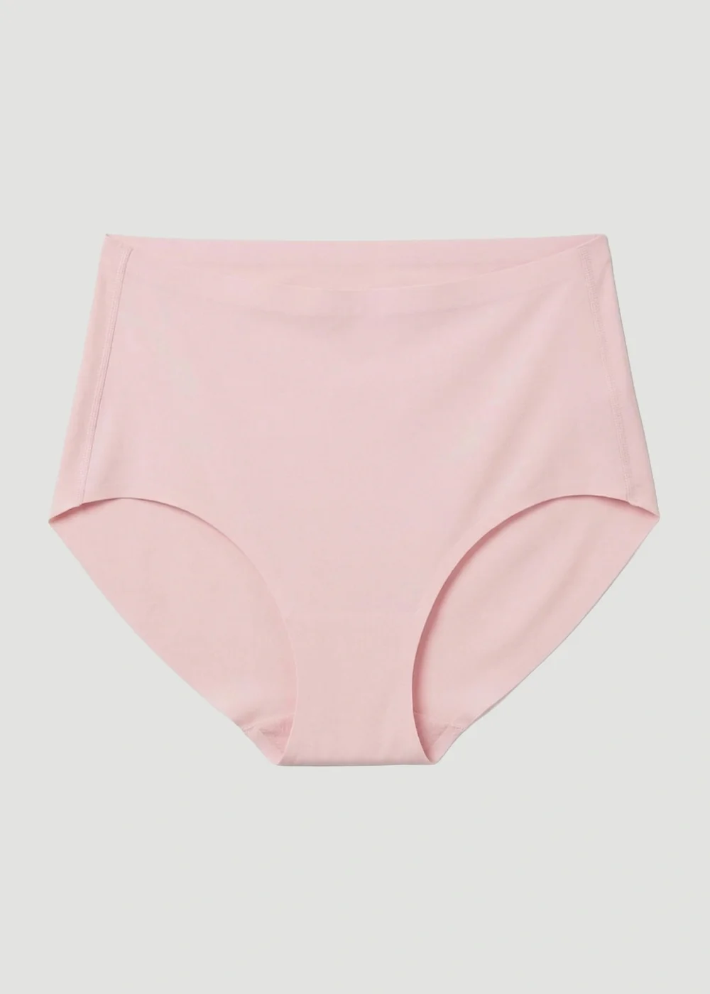Conturve Blush Pink High Waist Seamless Bonded Brief Underwear - 2XL Image 1